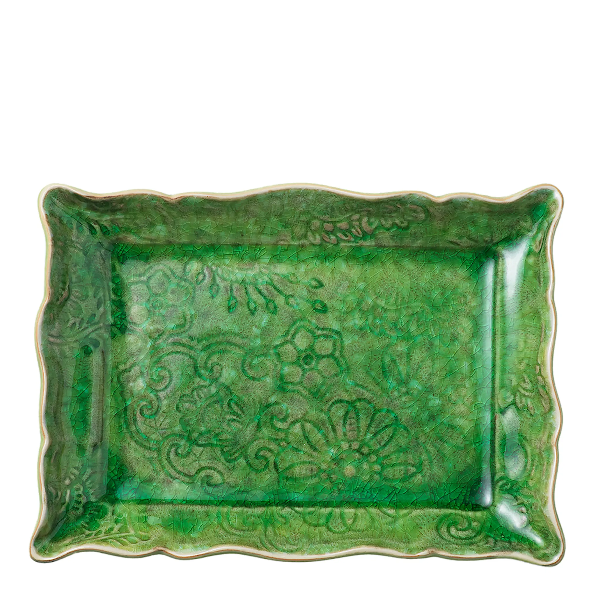 Sthål Arabesque Assiett 19x13 cm Seaweed