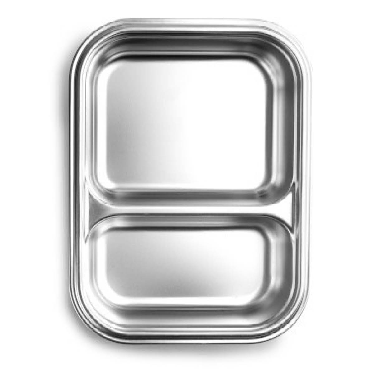 Lacor Matlåda i stål med tätt lock och 2 fack 0,45 + 0,28 L