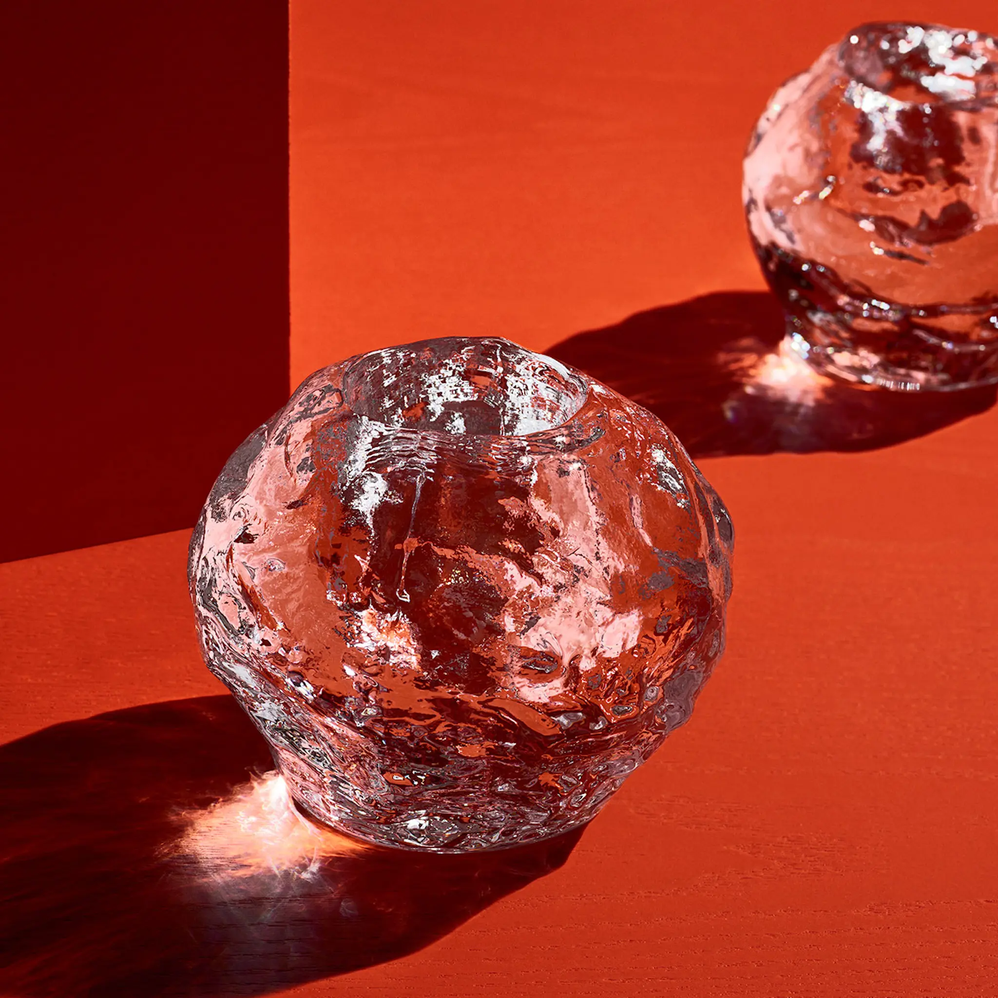 Kosta Boda Snowball ljuslykta 3-pack