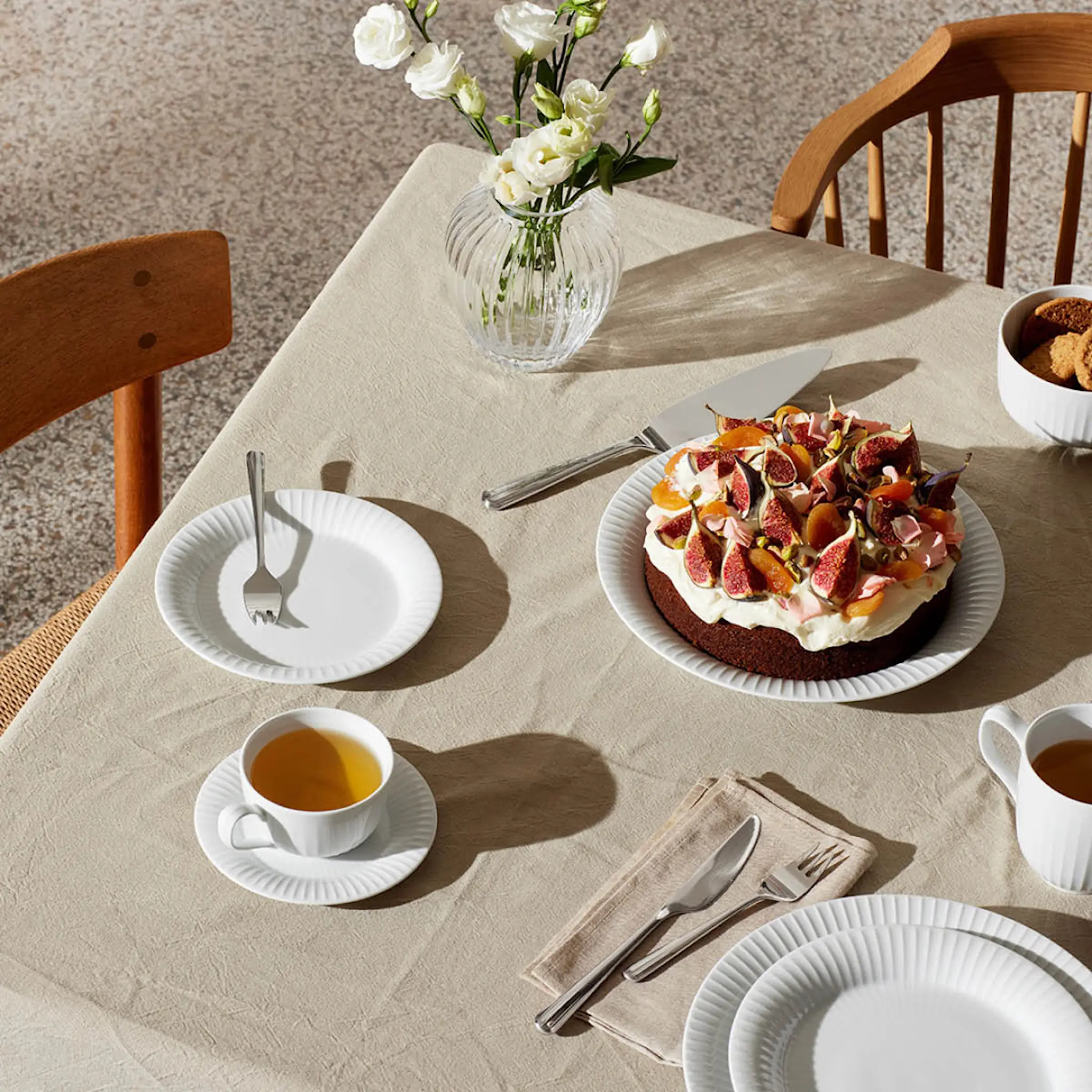 Kähler Hammershøi Lautanen 22 cm Valkoinen