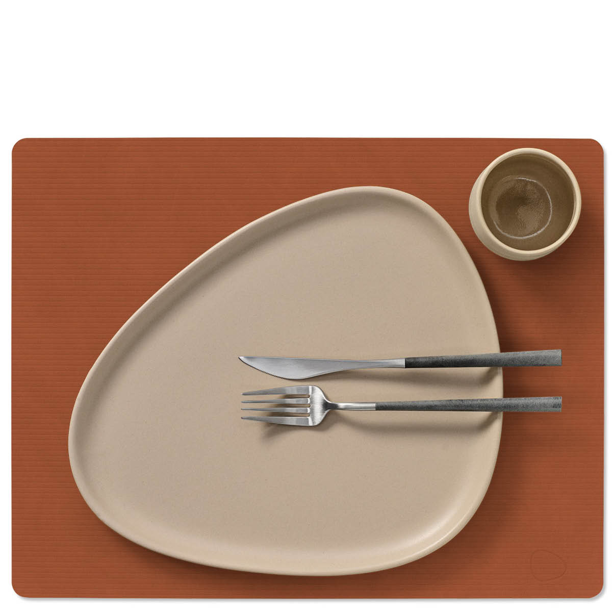 LIND DNA Square Corduroy bordstablett 35x45 cm Rust