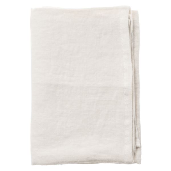 Aida Raw Diskhandduk Lin 50x70 cm 2-Pack Vit