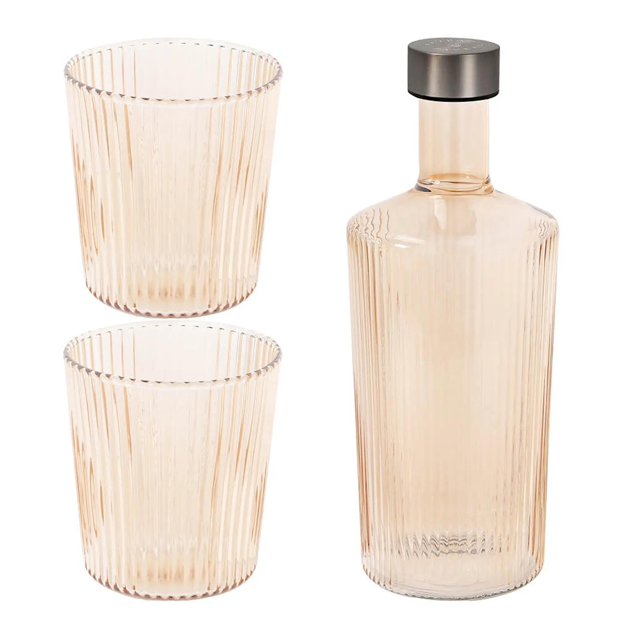 Paveau Ribbed Elegance gåvoset Bells 3 delar beige