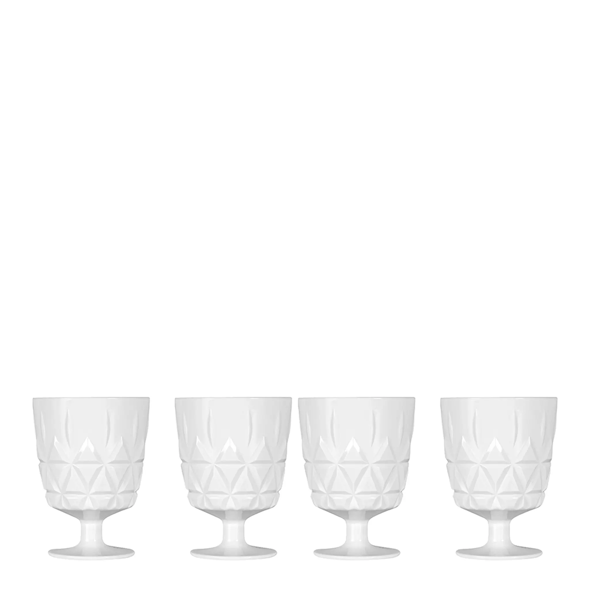 Sagaform Picknick Glas på fot 30 cl 4-pack