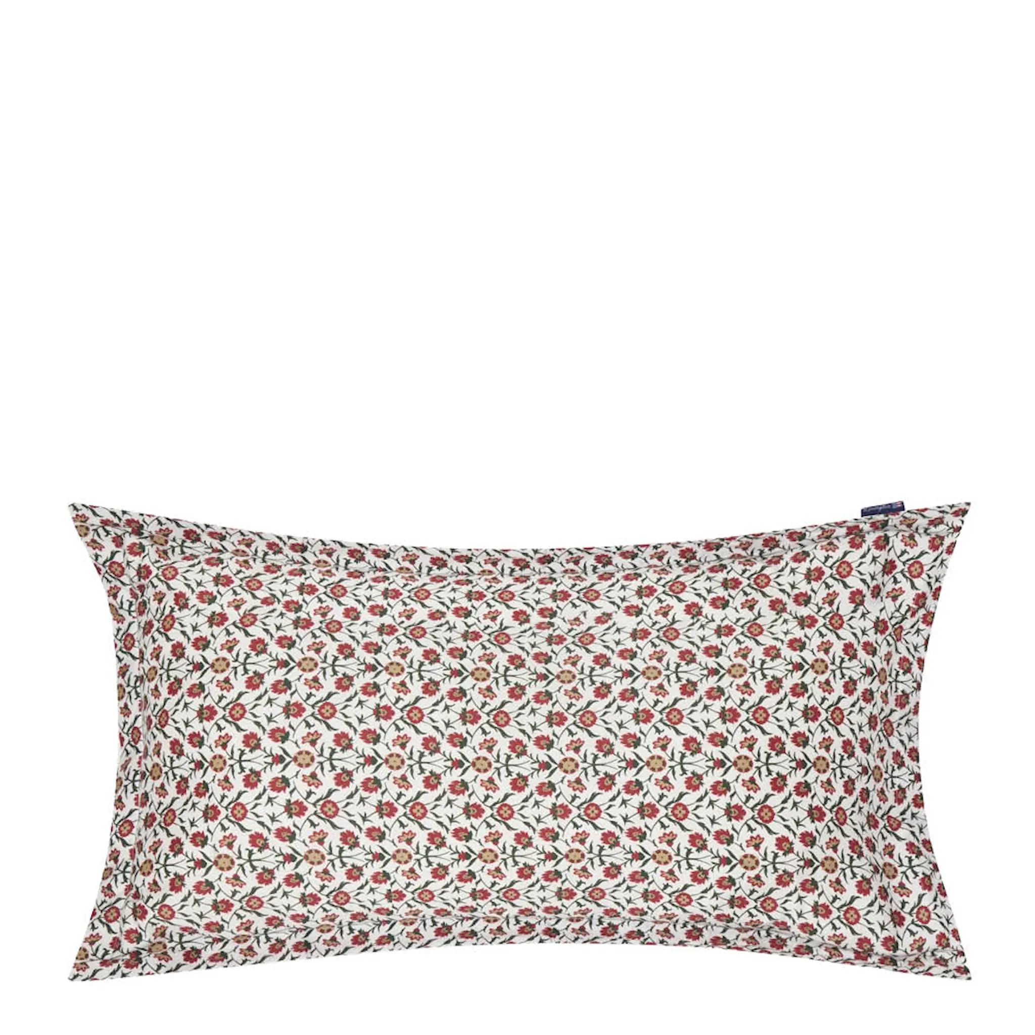 Lexington Örngott satin 50x90 cm blommig vit/röd/grön/beige