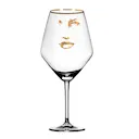Rödvinsglas 75 cl Piece of Me Gold