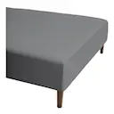 Percale Dra-På-Lakan 90x30x210 cm Grå