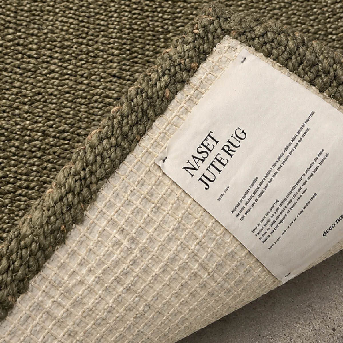 Deco Nord Naset dörrmatta 60x90 cm Olive night