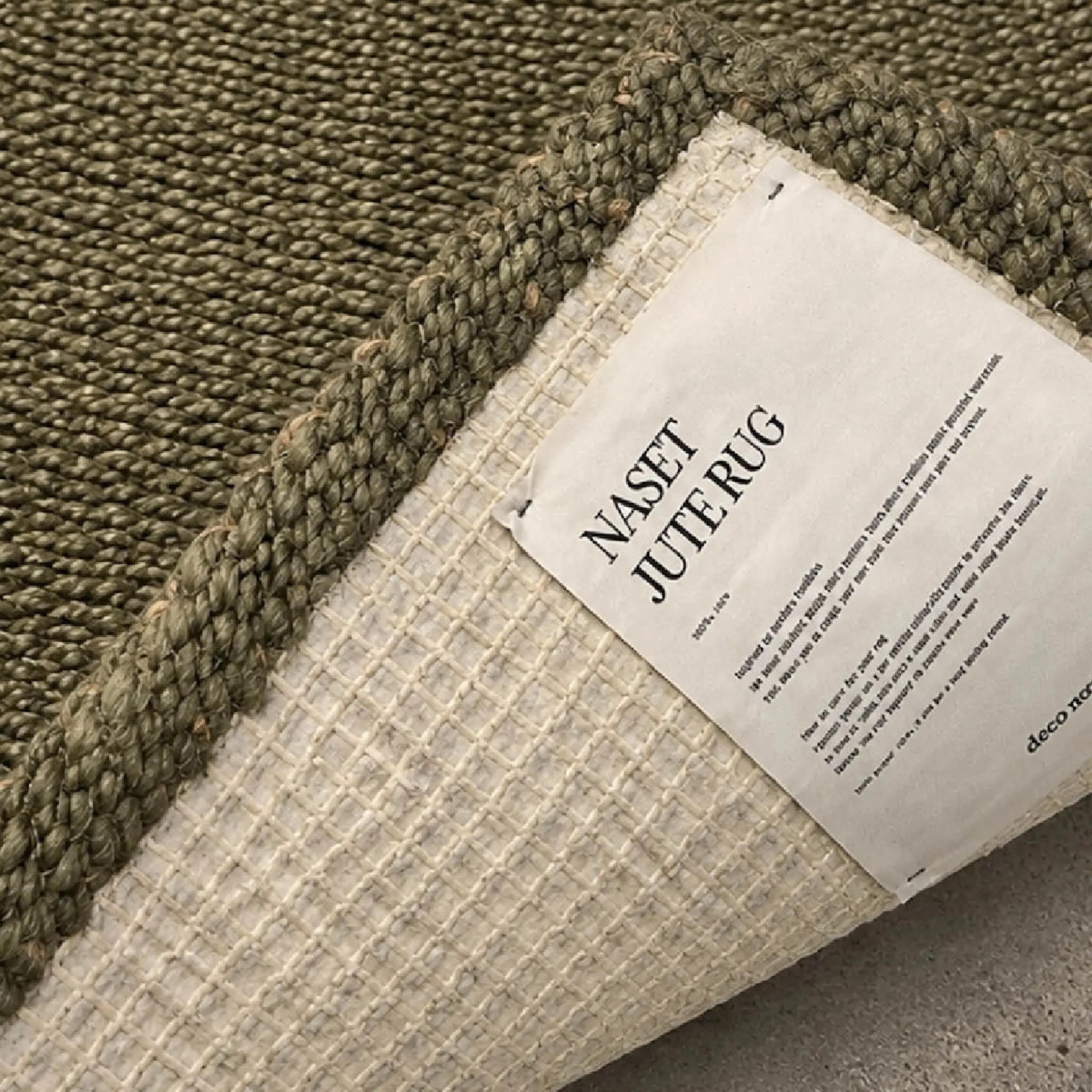 Deco Nord Naset dörrmatta 60x90 cm Olive night