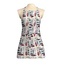 Fina fisken förkläde blå