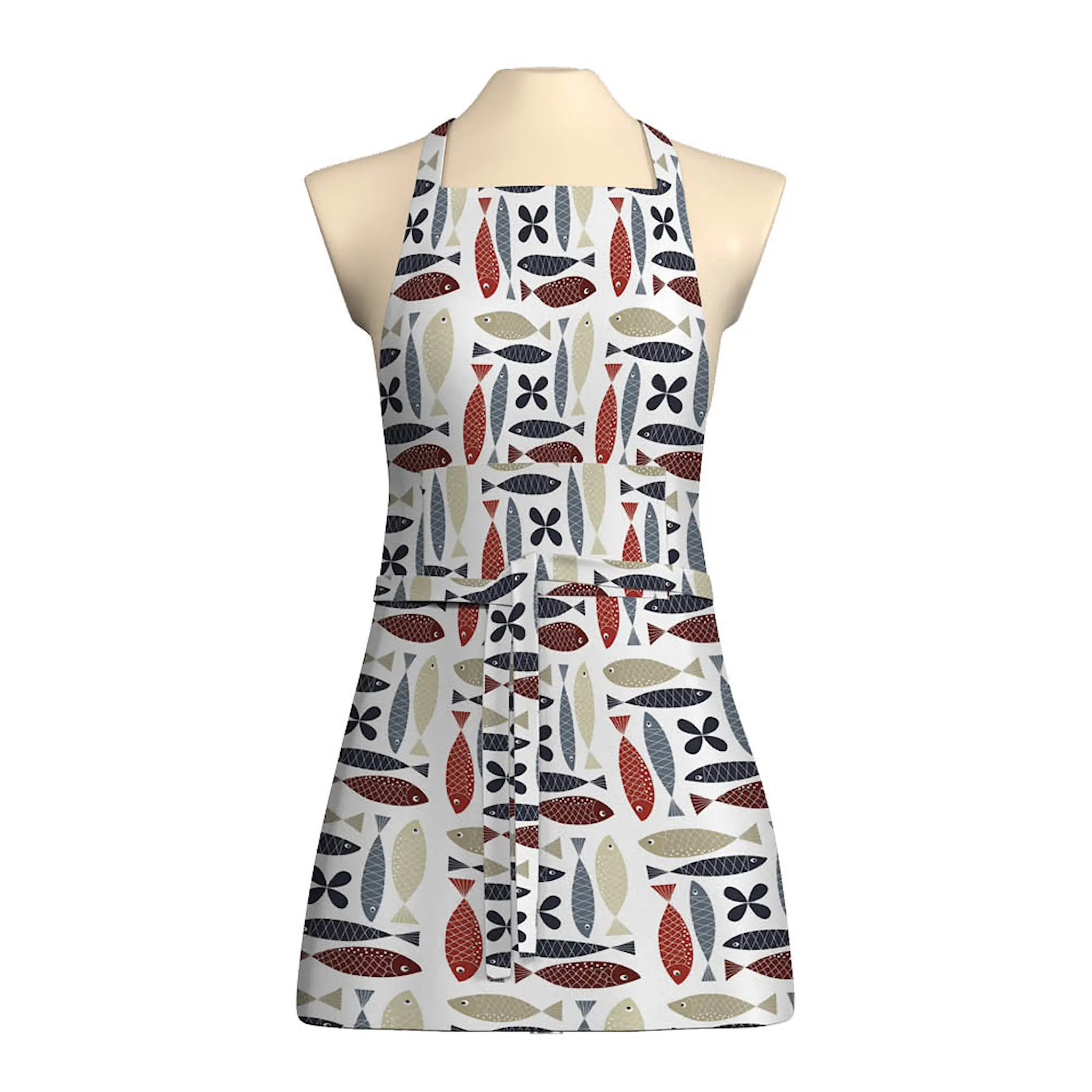 Arvidssons Fina fisken förkläde blå