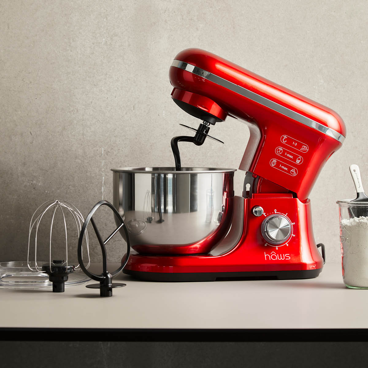 Haws Venø köksmaskin 1200W röd