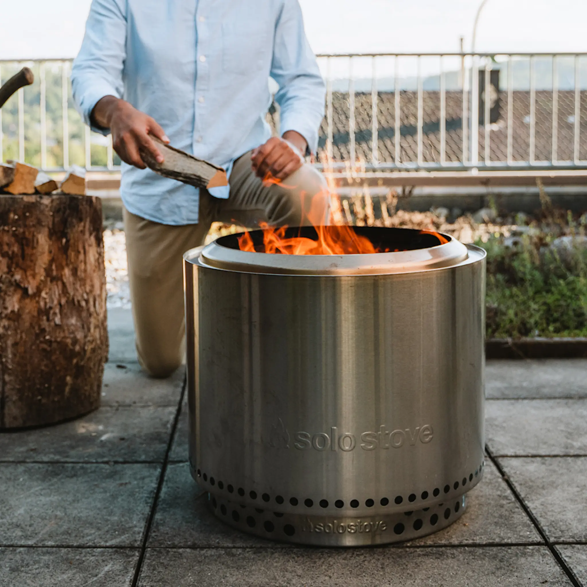 Solo Stove Bonfire + stand 2.0 Savuton tulisija 49,5x44,5 cm Hopea