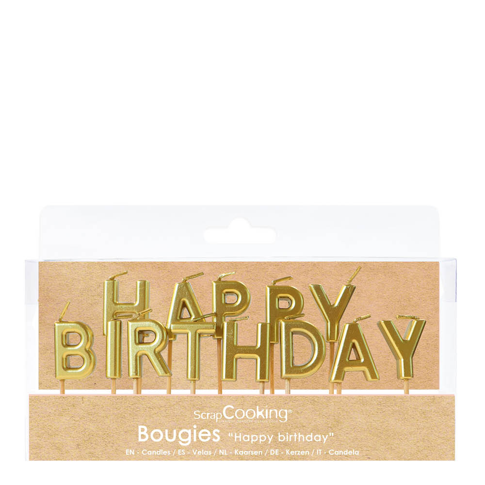 ScrapCooking Kakelys Happy Birthday gull