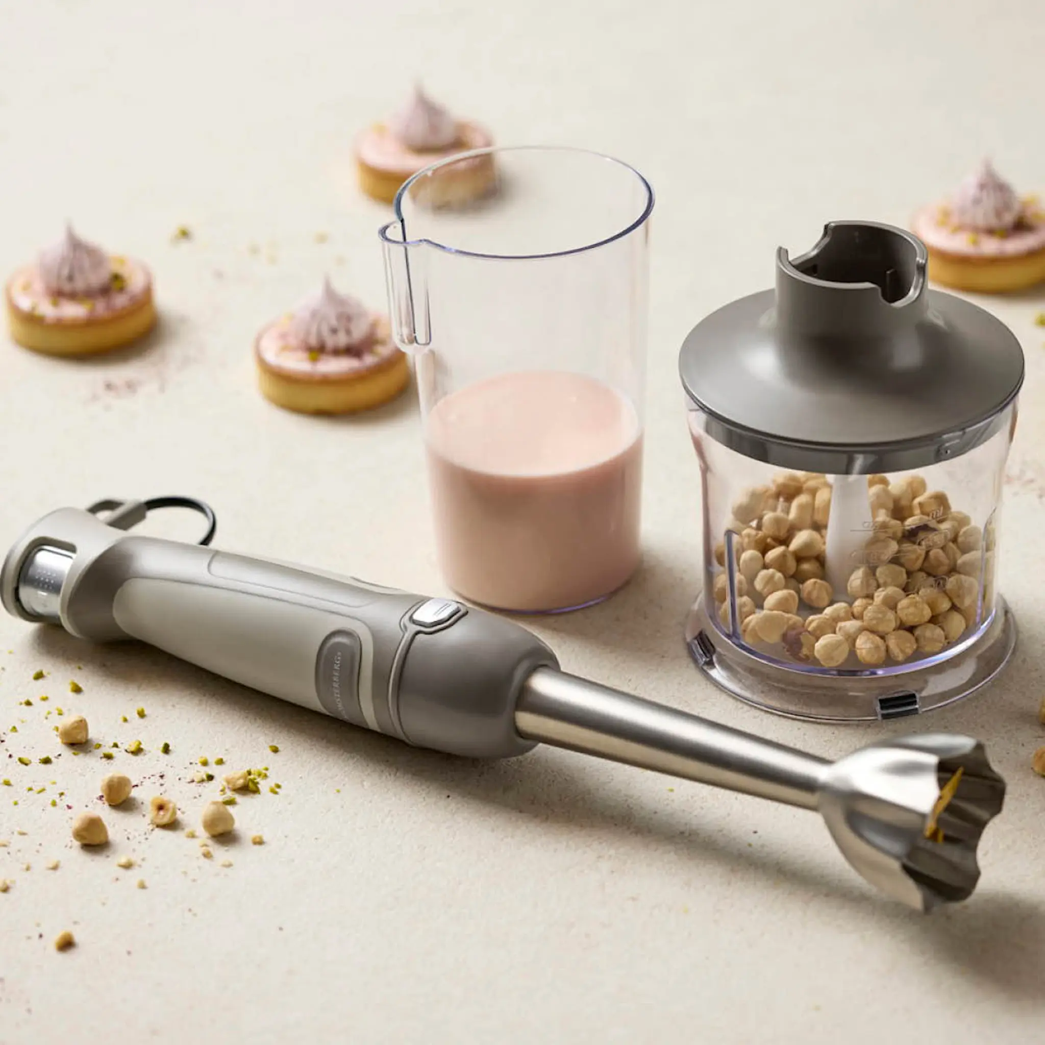 Blomsterberg Stavmiksersett 1000 watt latte