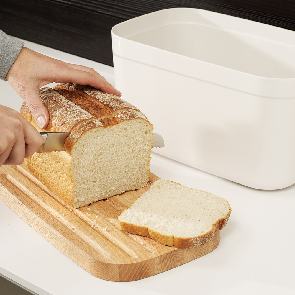 Joseph Joseph Brödskrin med skärbräda Vit