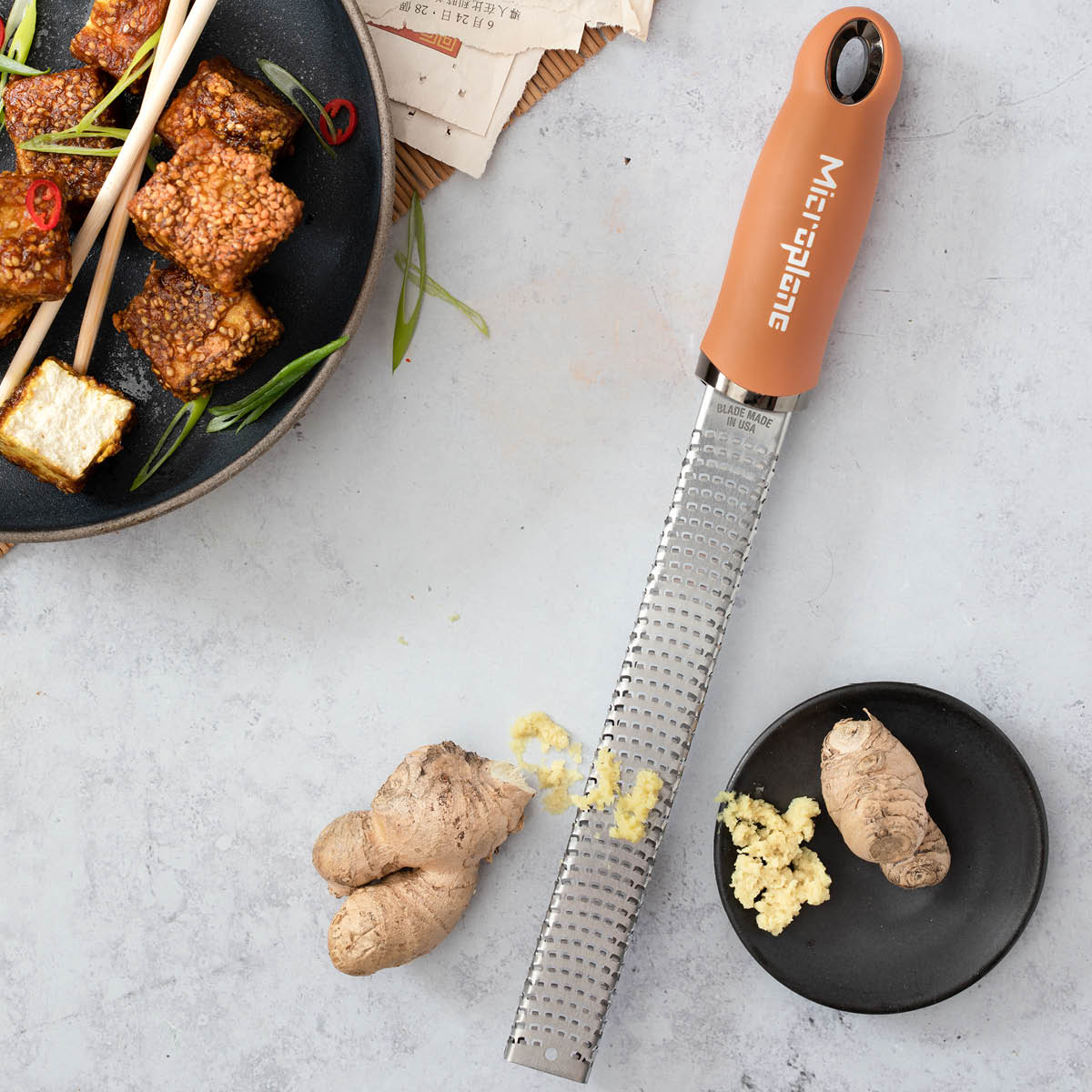 Microplane Premium Classic Zester rivjern 32 cm oransje