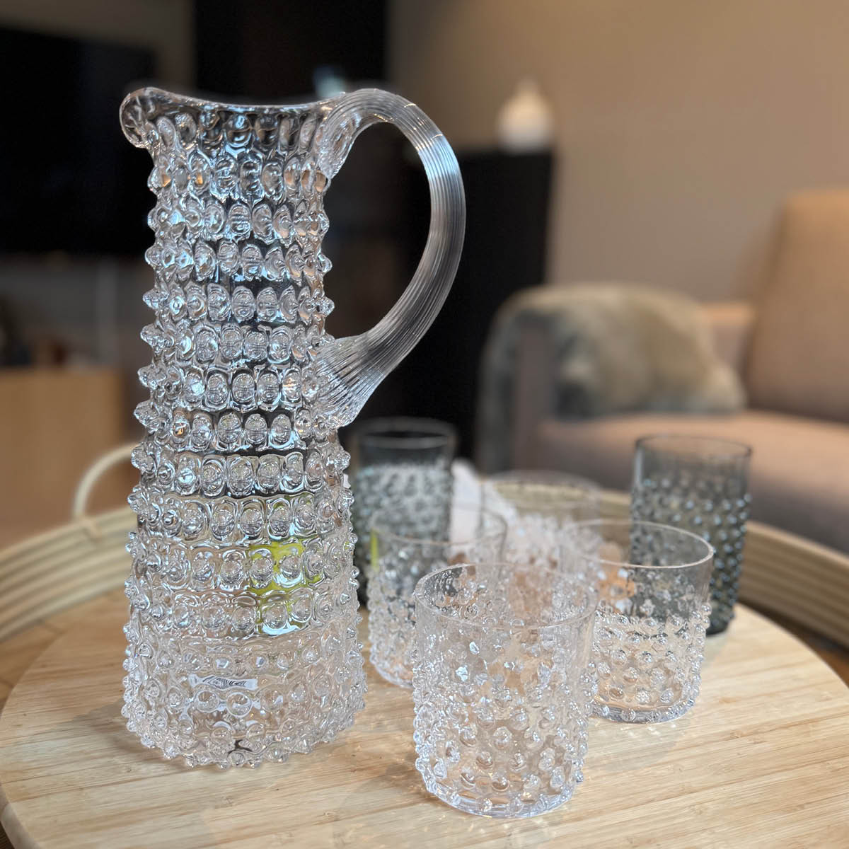 Klimchi Hobnail vattenglas 15 cl klar