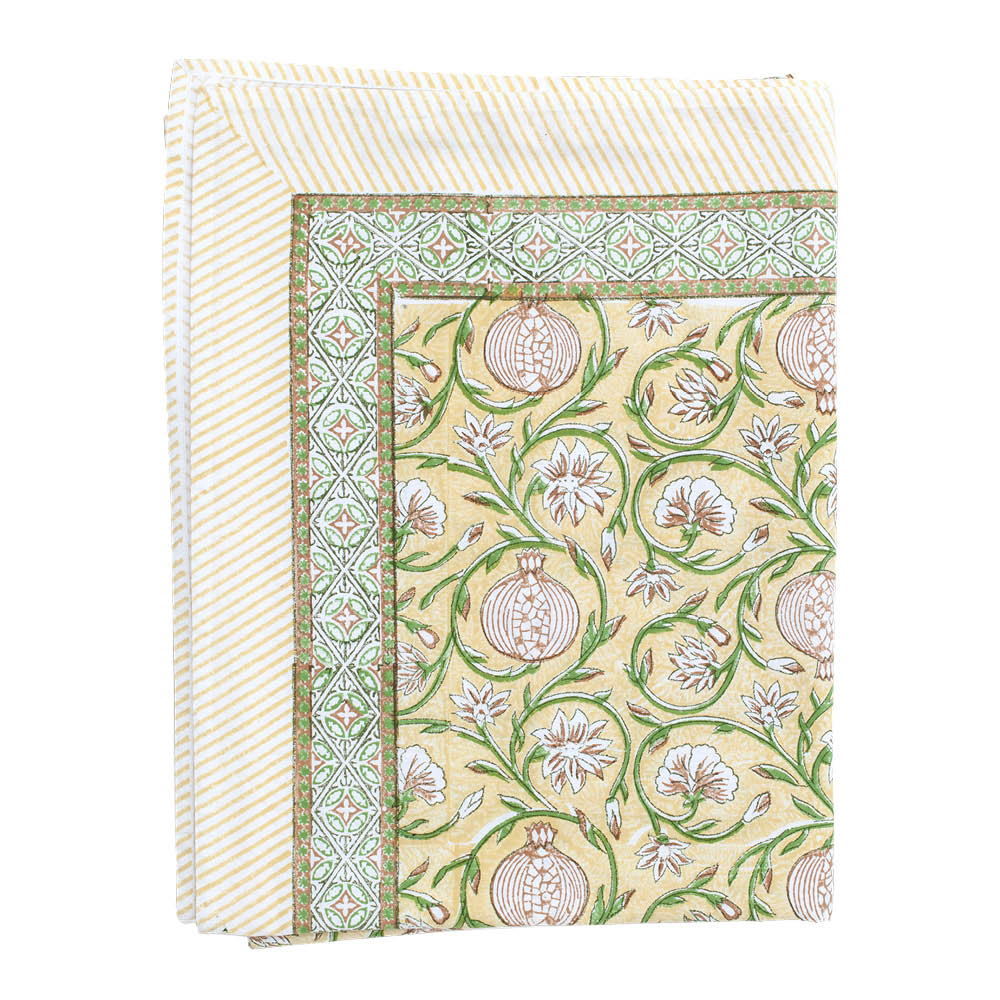 Chamois Tangier Pomegranate duk 170x350 cm butter yellow