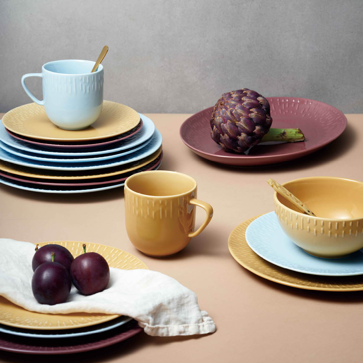 Aida - Life in colour Confetti dessertallerken 21 cm bordeaux