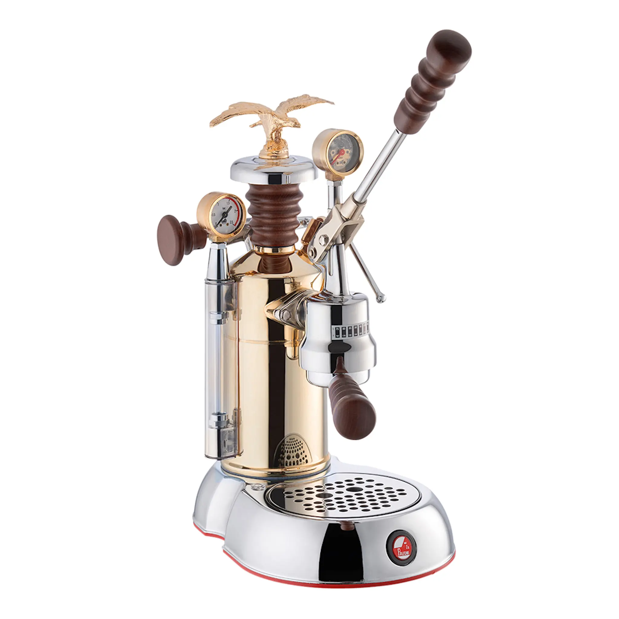 La Pavoni Esperto Manuell Kaffemaskin med Hävarm Guld