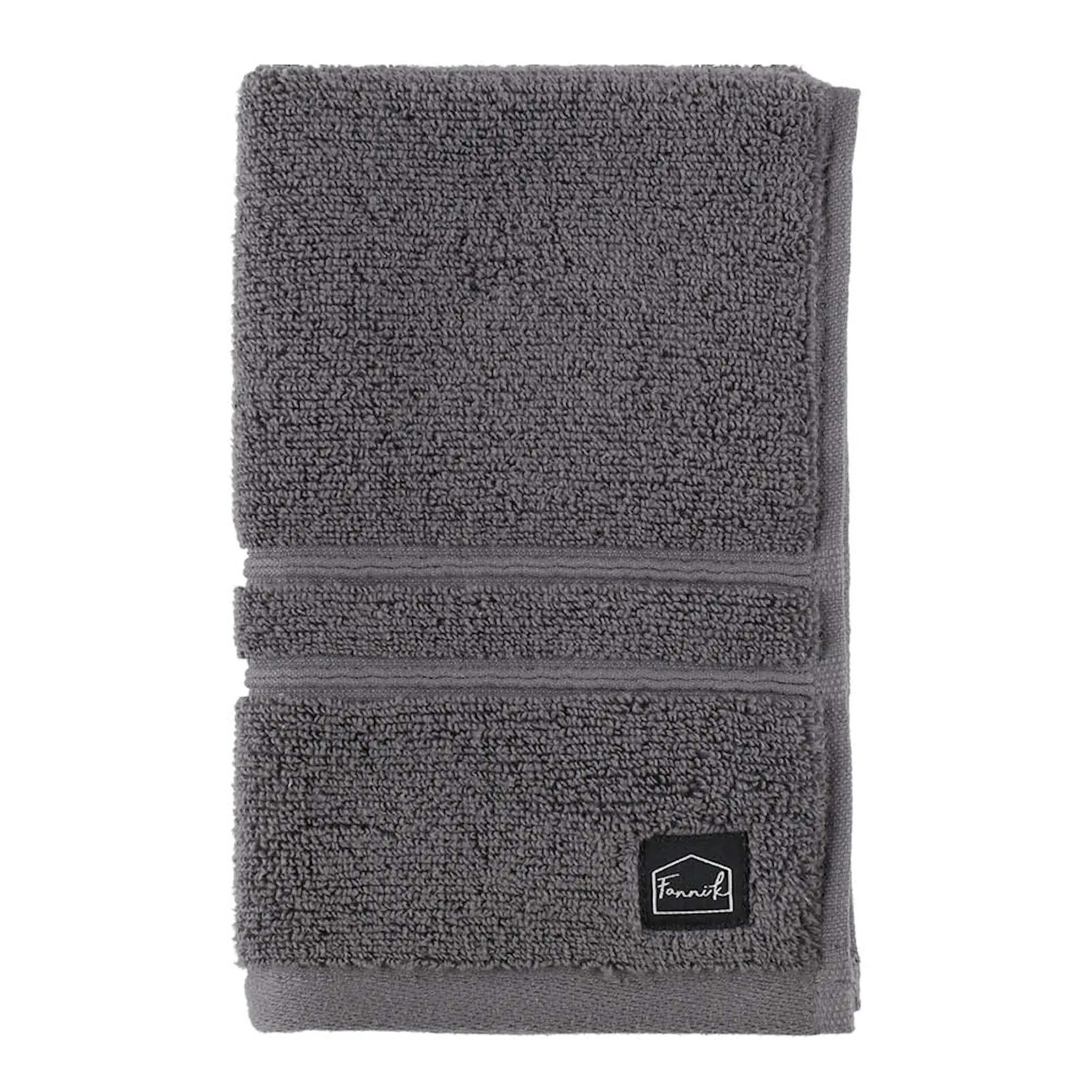 Fanni K Malva håndkle 30x50 cm granitt