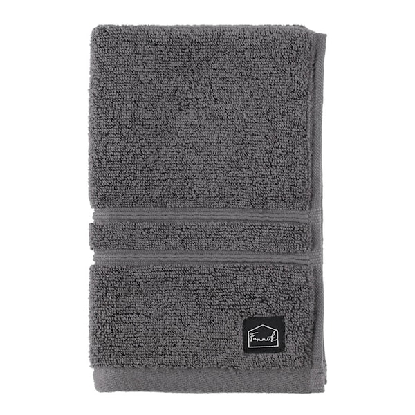 Malva handduk frotté 30x50 cm granit