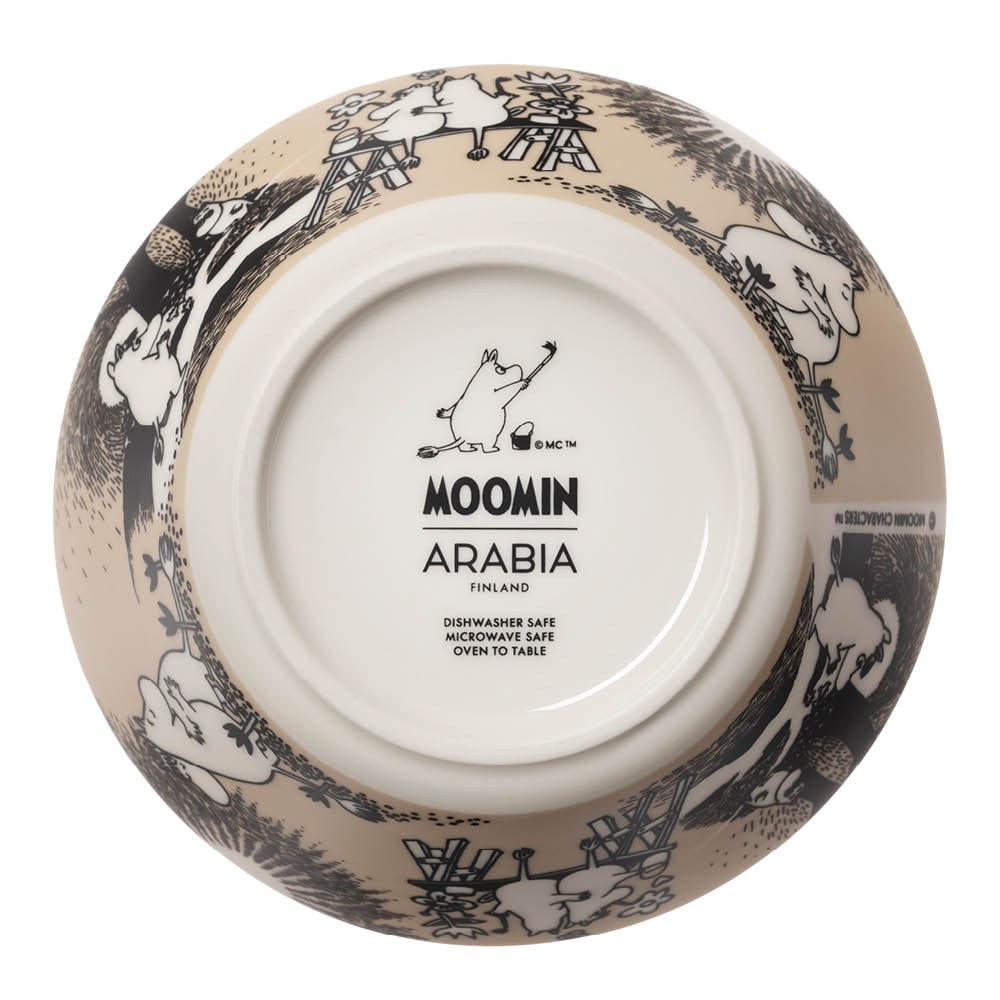 Moomin Arabia Mumin skål 15 cm Kärlek beige