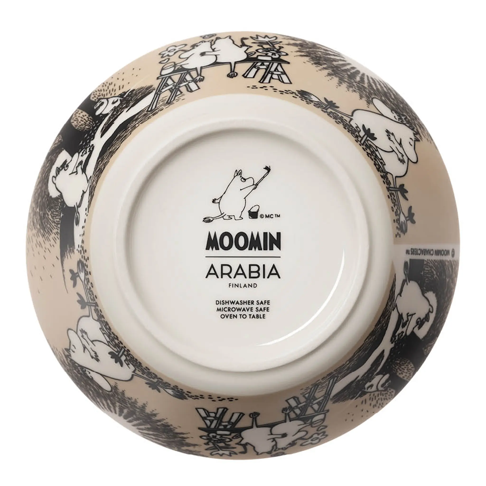 Moomin Arabia Mumin skål 15 cm Kärlek beige