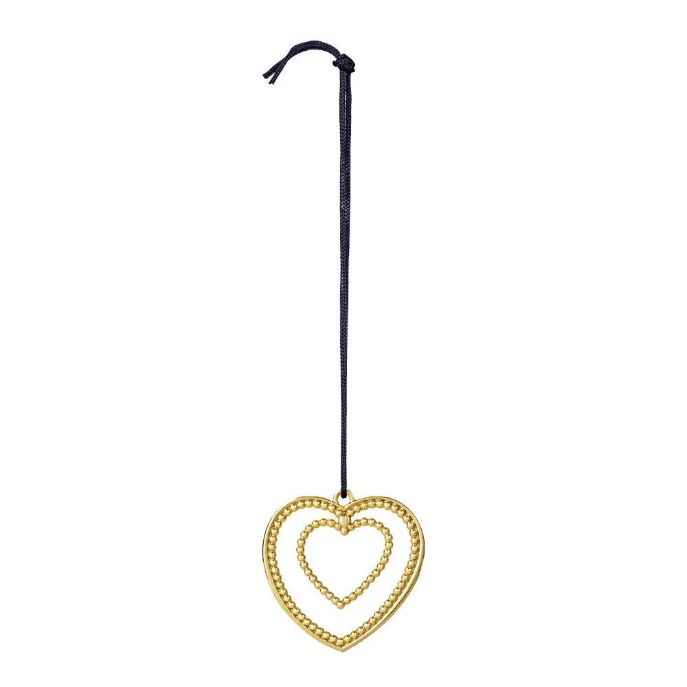Karen Blixen Ripustuskoriste Sydän 7 cm Kulta