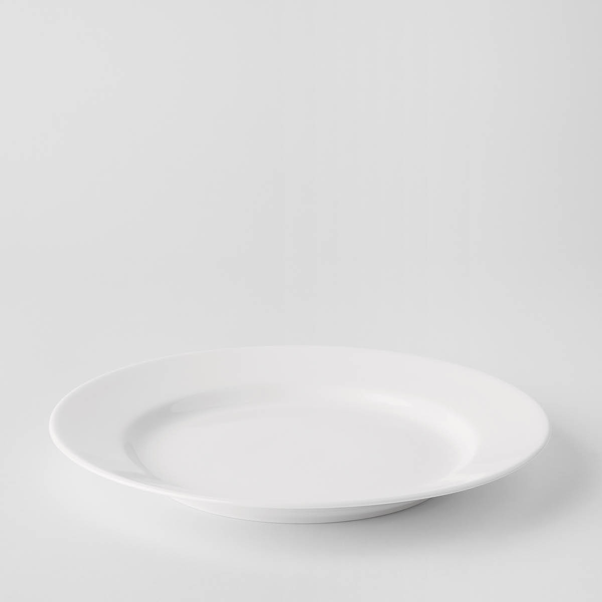 Gustafsberg Bas tallerken med fane 24 cm hvit