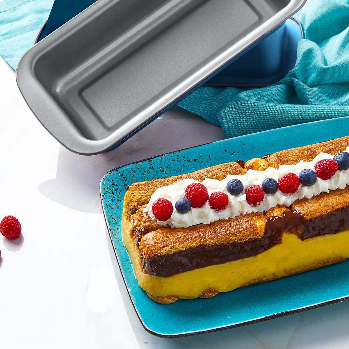 Guardini Xbake kakeform/brødform 25 cm blå