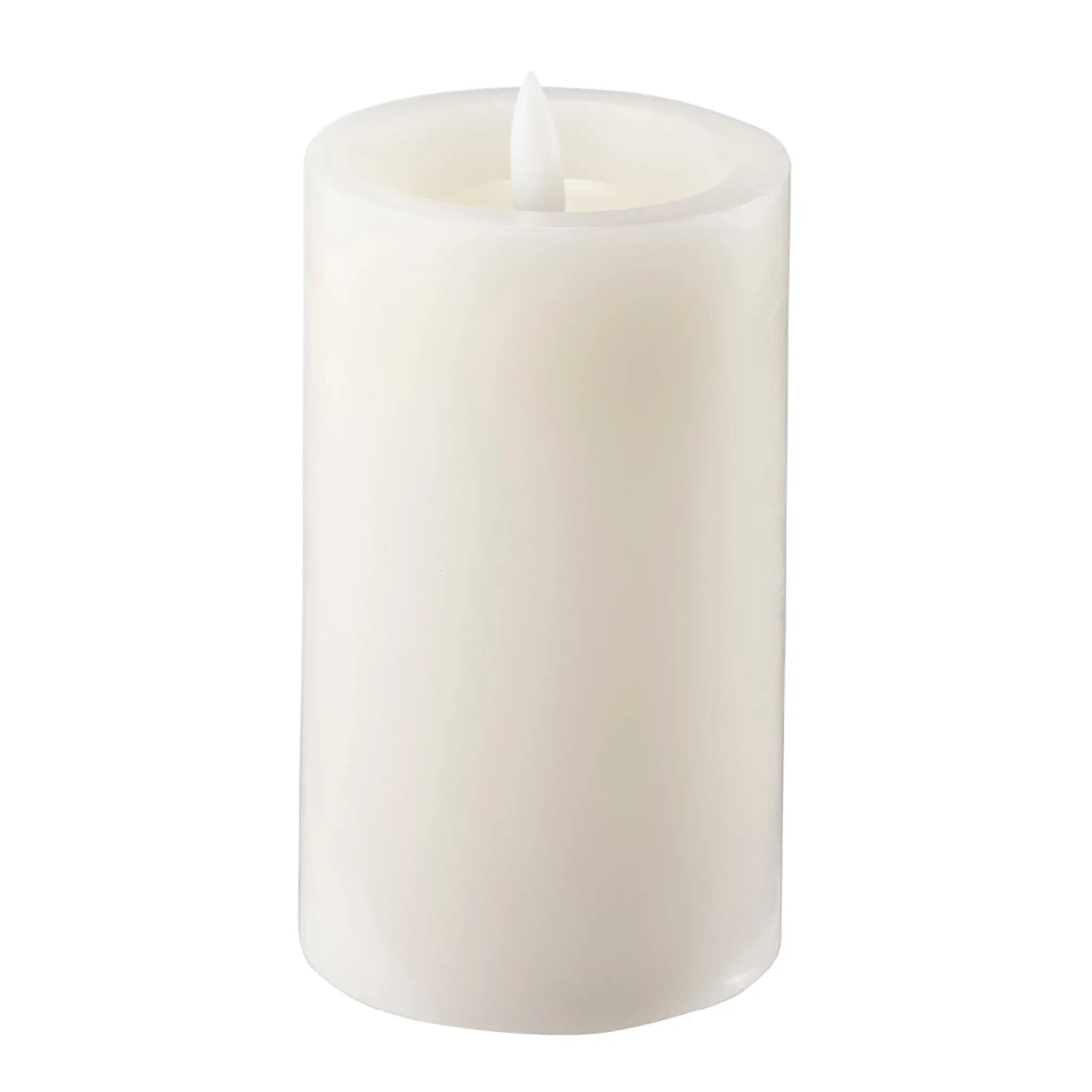Edelweiss LED blockljus 7,5x12,5 cm ivory