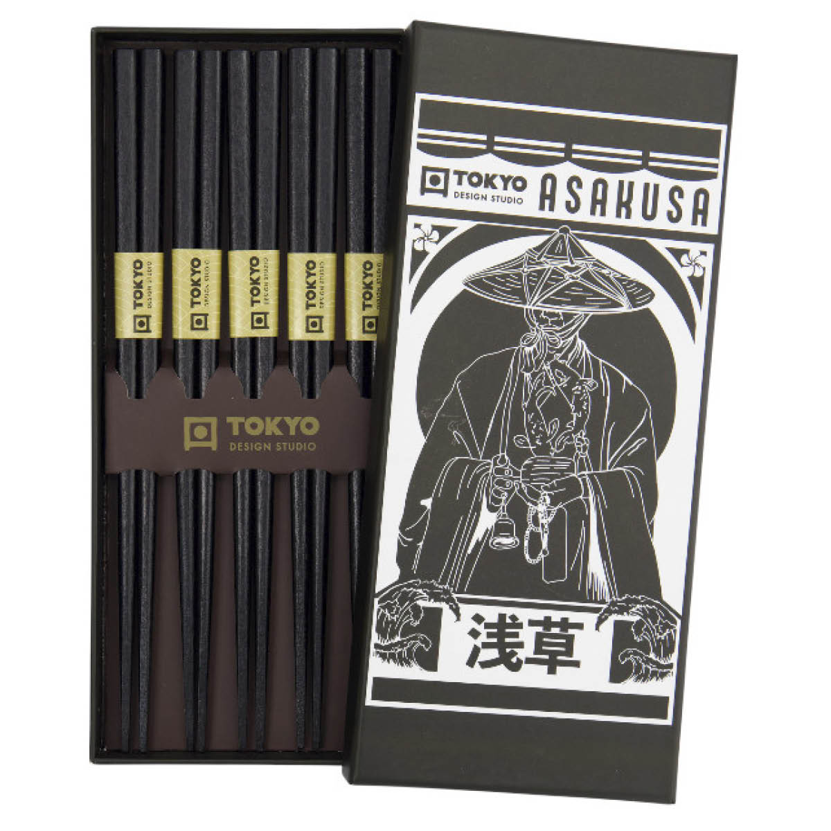 Tokyo Design Studio Ätpinnar gåvoset 5-pack asakusa