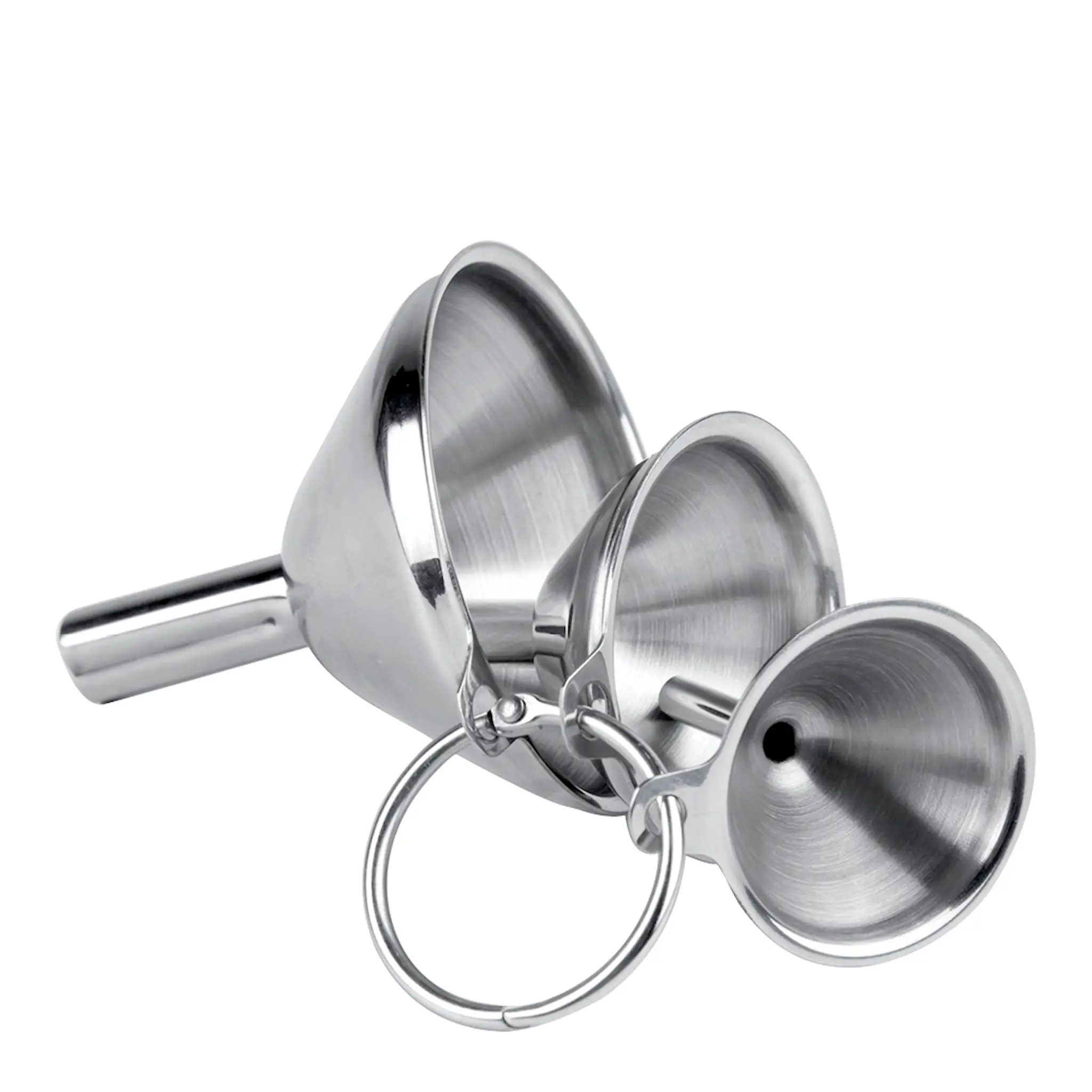 Exxent Suppilosetti 3 kpl Ruostumaton teräs