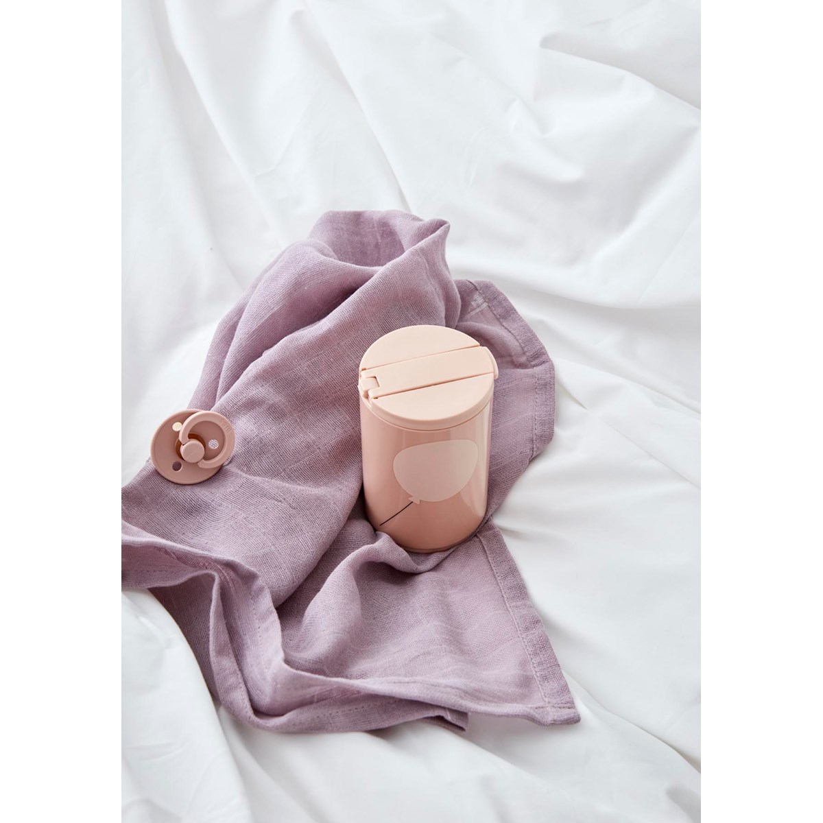 Design Letters Kids Muki pillillä 33 cl Balloon Nude