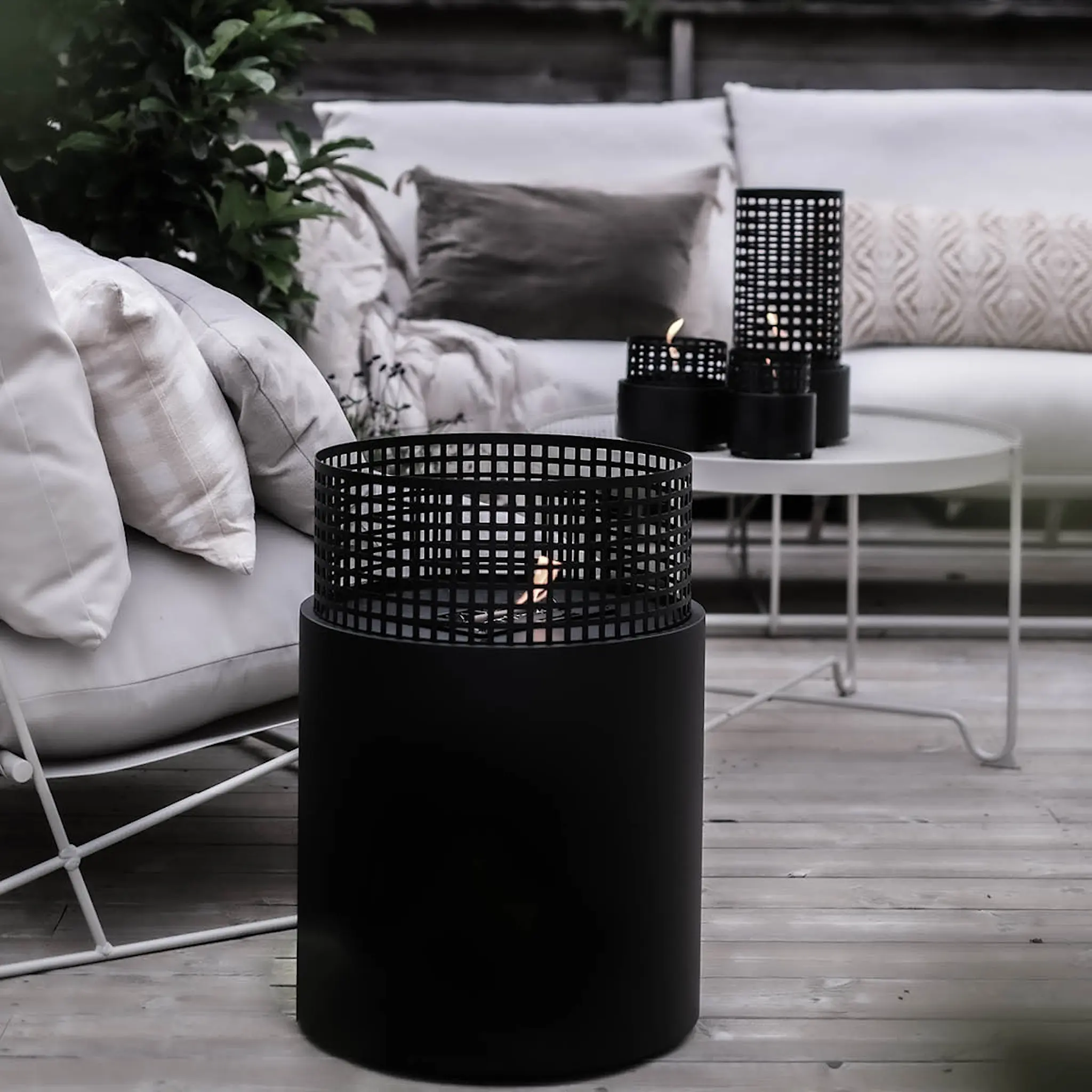 Tenderflame Mossel Bay 90 utomhuseldstad 0,5 L svart