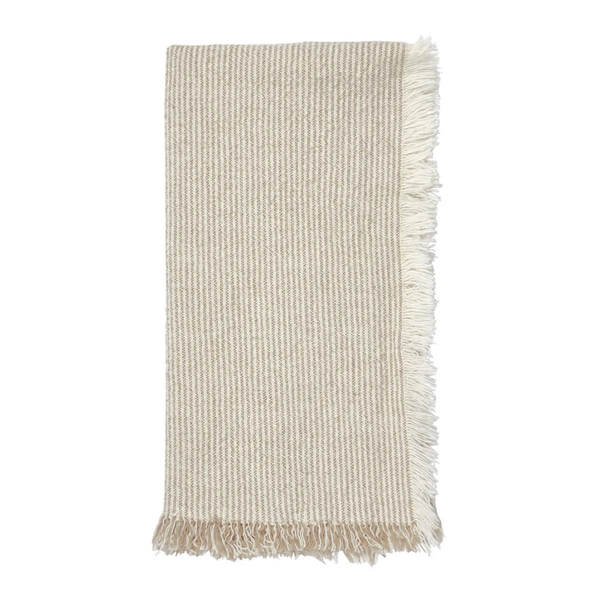 Broste Copenhagen Elouise tygservett 45x45 cm fungi/offwhite
