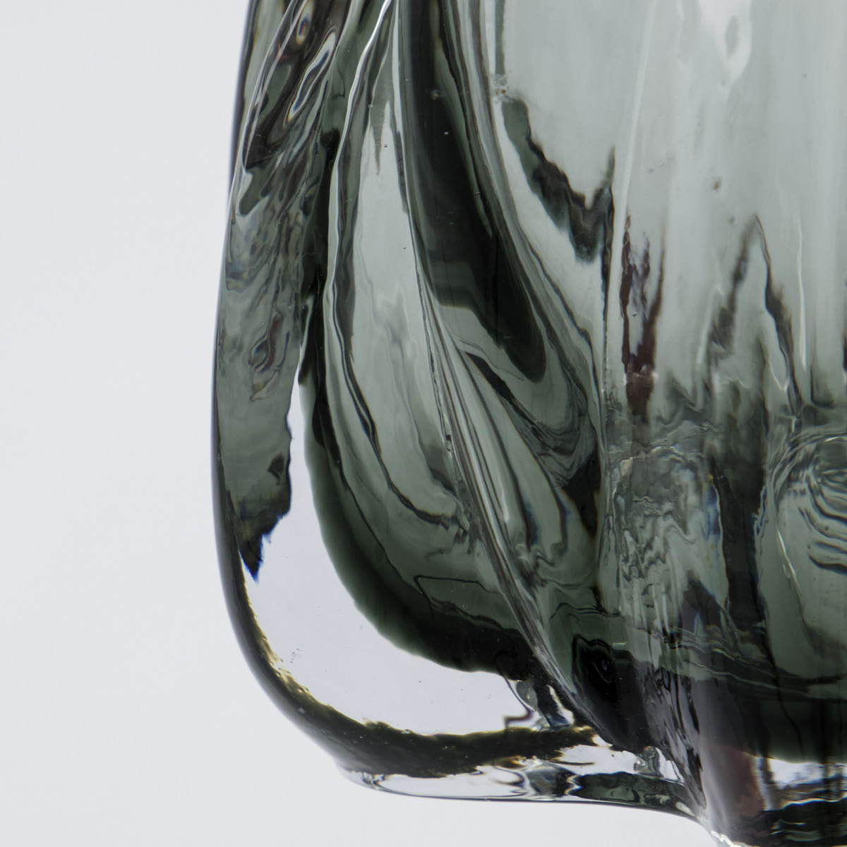 House Doctor Curva telysestake 15 cm røkt grå