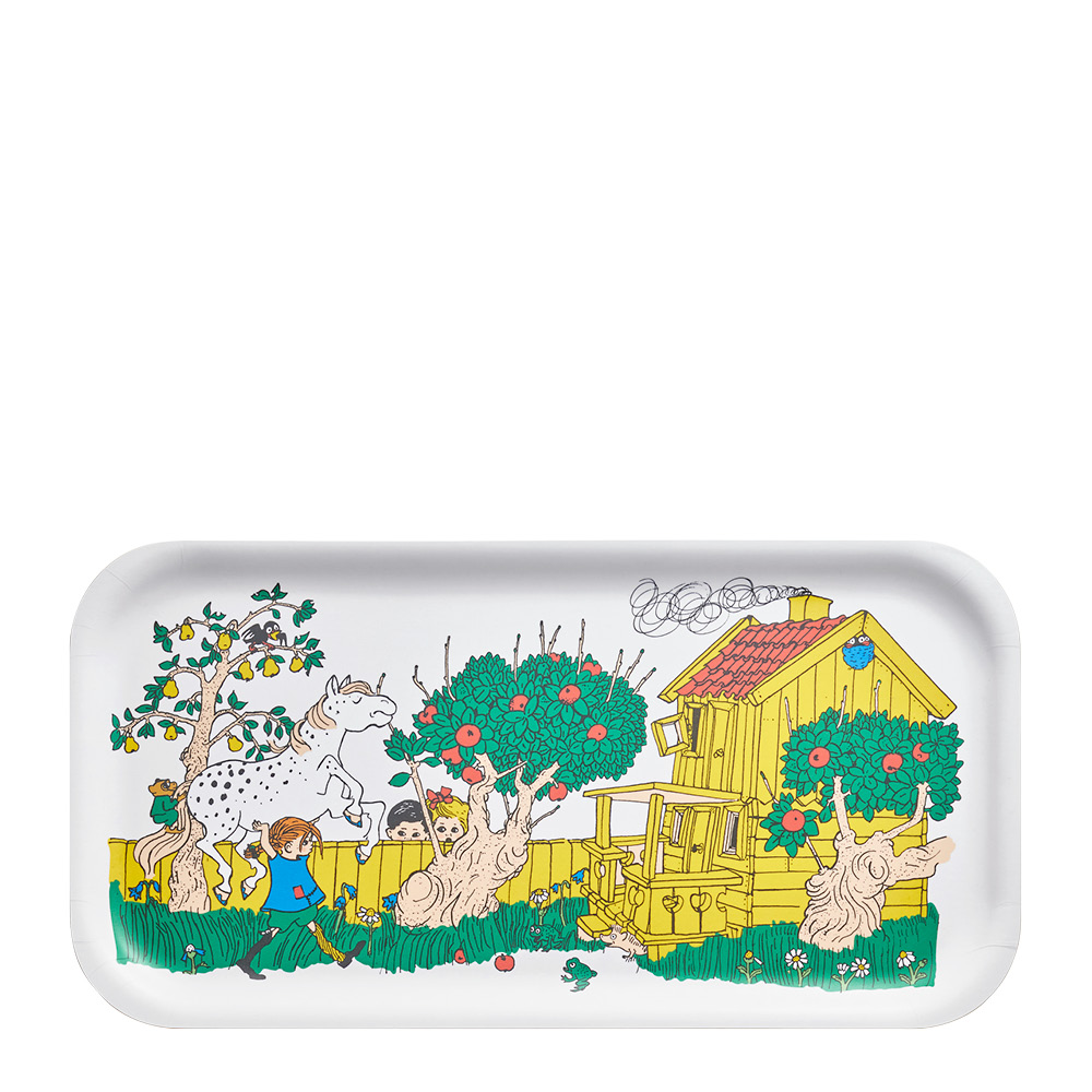 Muurla Pippi bricka 43x22 cm vägen hem