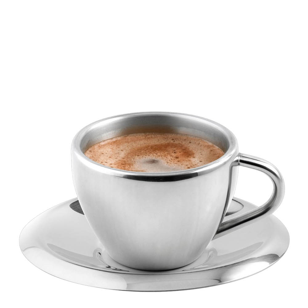 Karl Weis Muki ja aluslautanen 22 cl Teräs