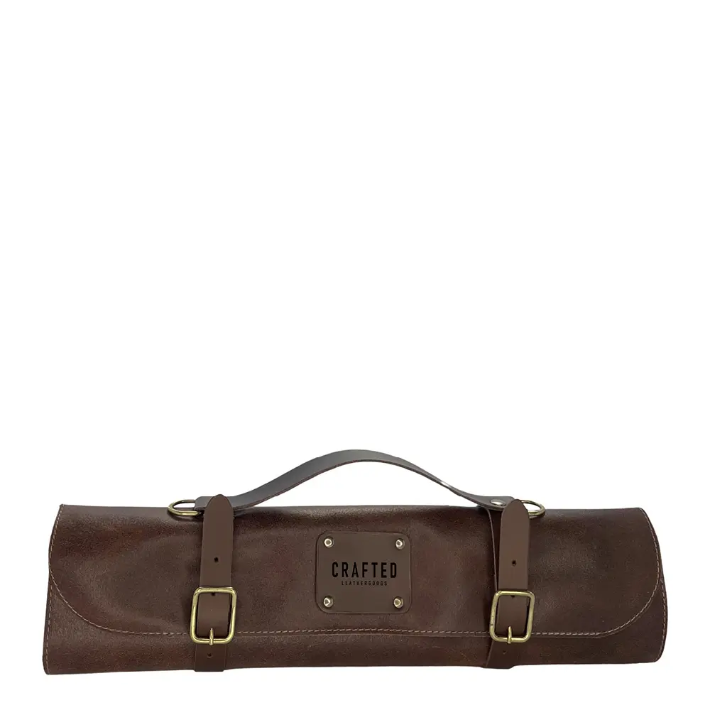 Leather Veitsilaukku 41 cm Ruskea