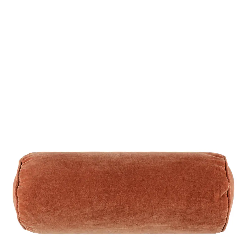 Bolster tyyny sametti 55x20 cm pähkinänruskea