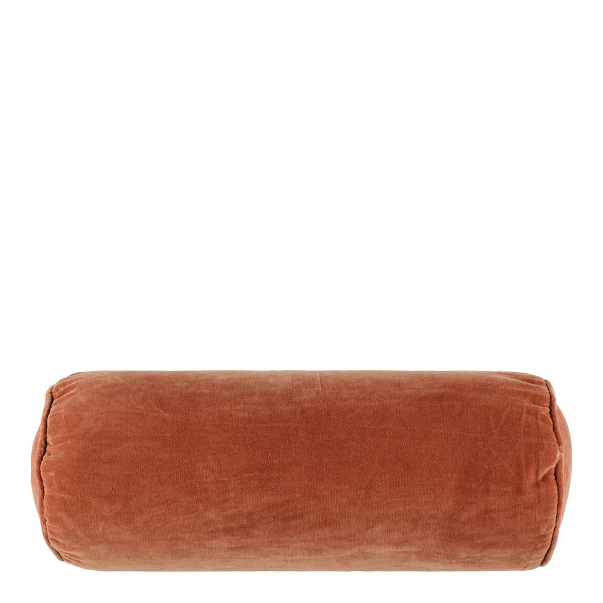 Fanni K Bolster kudde sammet 55x20 cm nötbrun