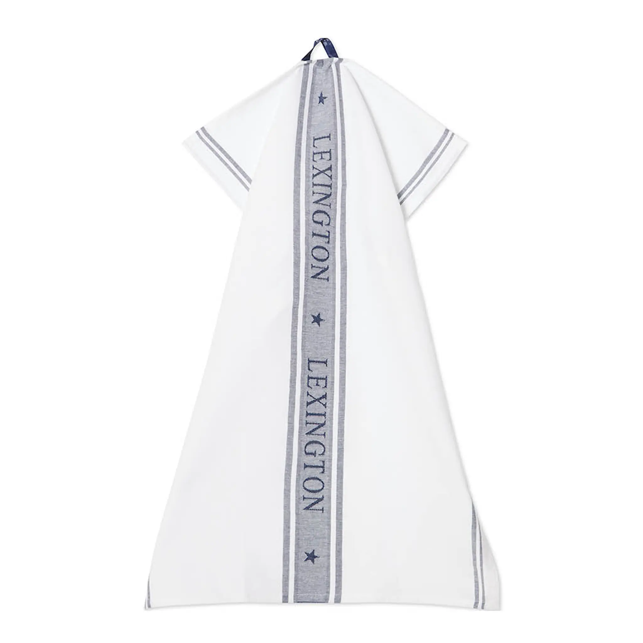 Lexington Icons kjøkkenhåndkle stjerne 70x50 cm hvit/dress blå