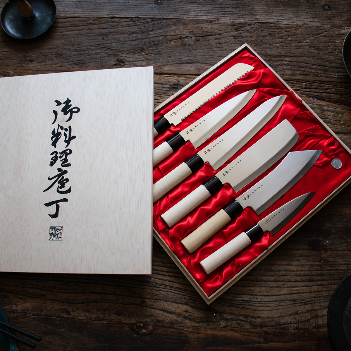 Satake Houcho knivsett 6 deler