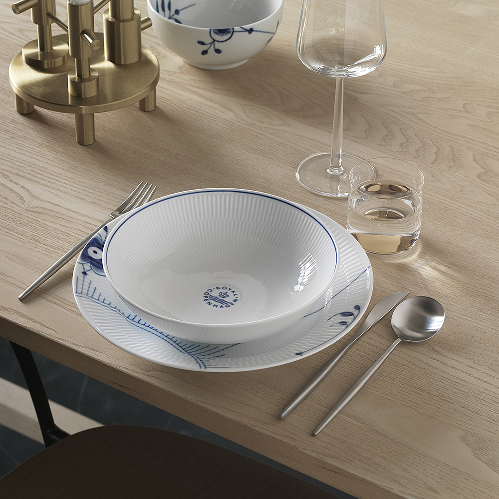 Royal Copenhagen Blueline Skål grund 25 cm