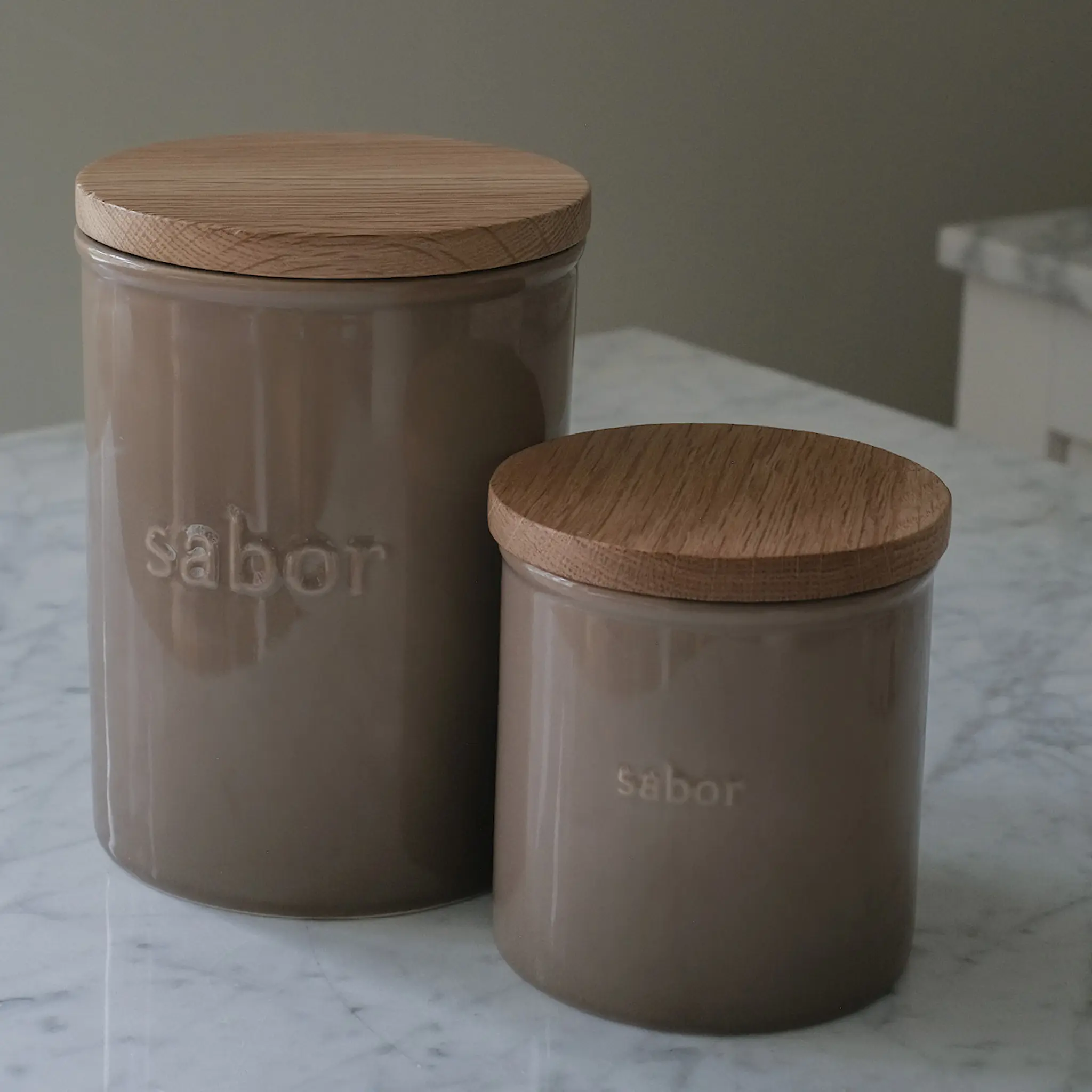 Sabor Förvaringsburk 0,5 L mahogny