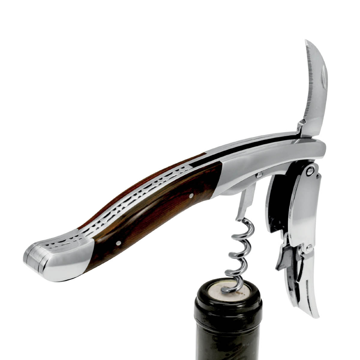 Legnoart Ghemme vinöppnare sommerlier 14 cm wengé-trä