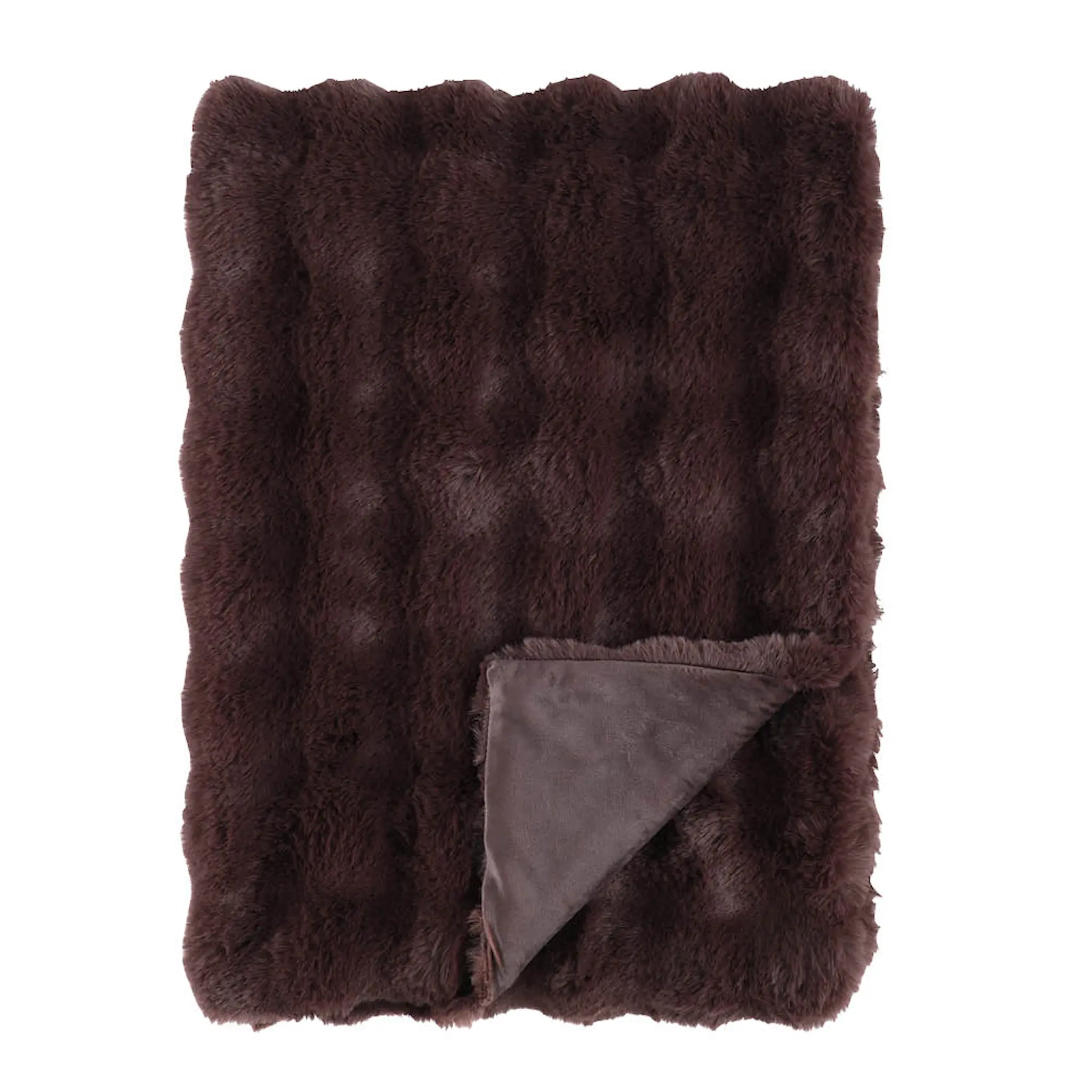Fanni K Aava pledd 127x152 cm espresso